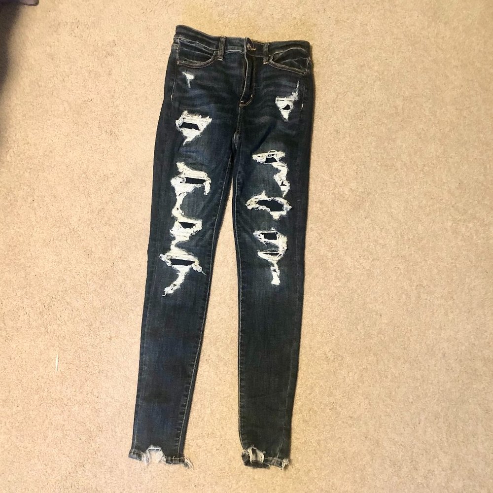 AE Next Level High-Waisted Patched Jeggins
